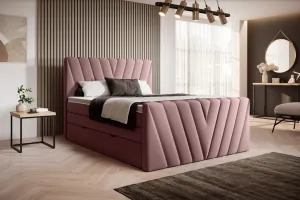 ArtElta Manželská posteľ CANDICE Boxspring | 140 x 200 cm Farba: Poco 07 