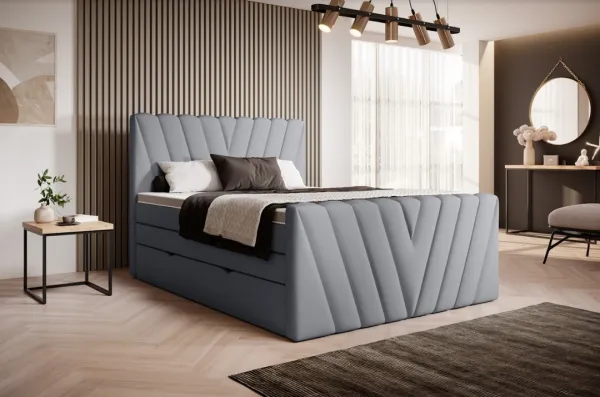 ArtElta Manželská posteľ CANDICE Boxspring | 140 x 200 cm Farba: Poco 07 