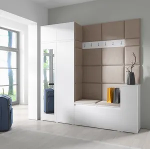 ArtPK Predsieň AMY 26 | biela so zrkadlom farebné prevedenie: Trinity 14