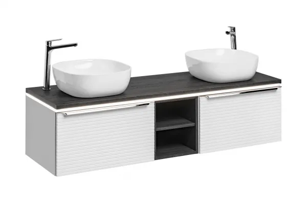 ArtCom Regál do kúpeľne LEONARDO Oak 81-01