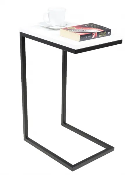 ArtAdrk Príručný stolík SPARK | čierne nohy Farba: Čierna