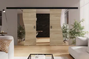 KIER Posuvné dvere FALA DUO | 152 cm Farba: Grafit