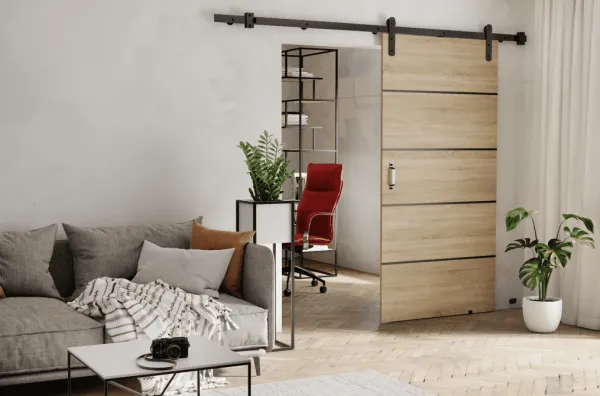 KIER Posuvné dvere LORNI PLUS | 80 cm Farba: Grafit