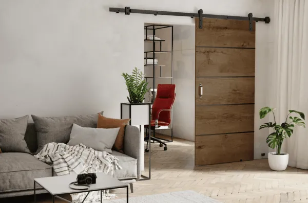 KIER Posuvné dvere LORNI PLUS | 80 cm Farba: Grafit