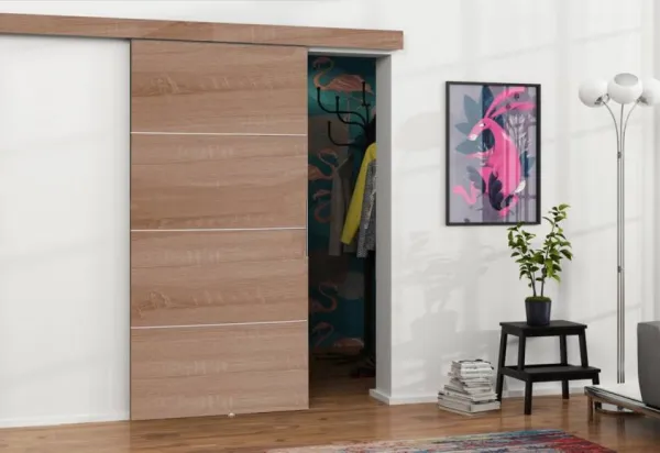 KIER Posuvné dvere MALIBU PLUS | 100 cm Farba: Biela