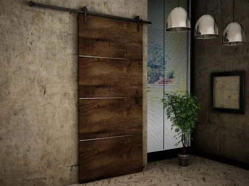 KIER Posuvné dvere RETRO PLUS | 100 cm Farba: Biela
