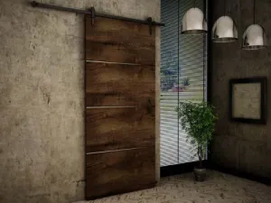KIER Posuvné dvere RETRO PLUS | 100 cm Farba: Biela