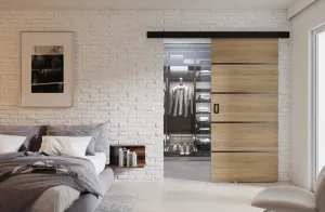 KIER Posuvné dvere WERDI PLUS | 80 cm Farba: Grafit