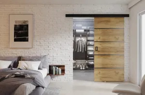 KIER Posuvné dvere WERDI PLUS | 70 cm Farba: Grafit