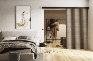 KIER Posuvné dvere BELMO | 80 cm Farba: Grafit