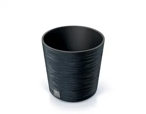 ProsperPlast Kvetináč FURU ROUND | antracit 30 cm
