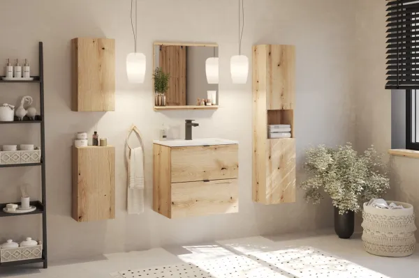 ArtCom Zrkadlo NOVA Oak 84-60 | 60 cm
