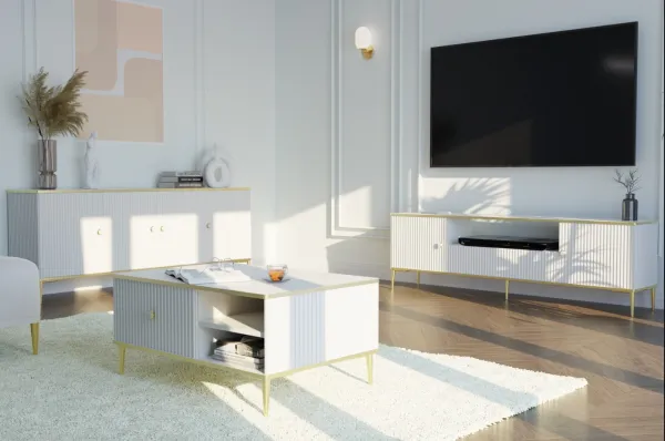 ArtBm Komoda PETRA | biela