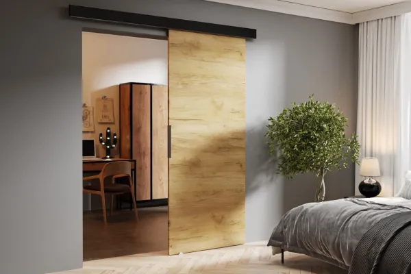 KIER Posuvné dvere MALIBU | 70 cm Farba: Biela