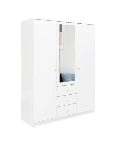 ArtStol Šatníková skriňa SIENA D3 | biela