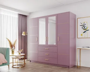 ArtStol Šatníková skriňa BALI 2 D4 | modrá