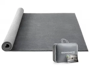 SONGMICS Protišmykový koberec DARVIN 200 x 290 cm svetlosivý