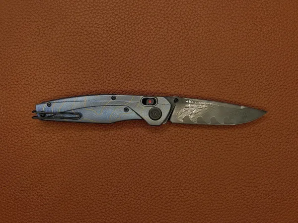 ANV A100 BB - Elmax Core DLC, MOKU-TI 3D Grey/Blue/Orange ANVA100-013-3