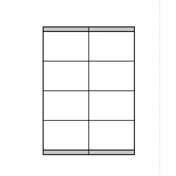Agipa Etikety univerzálne 105x70mm Etibox A4 100 hárkov