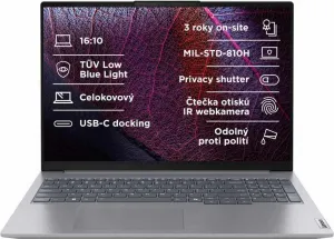 LENOVO NTB ThinkBook 16 G7 ARP - AMD Ryzen™ 5 7535HS,16" WUXGA IPS,16GB,512SSD,HDMI,AMD Radeon™ 660M,W11H,3Y Onsite