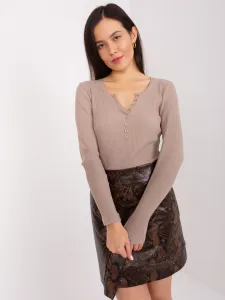 Blouse-RV-BZ-9209.64-dark beige
