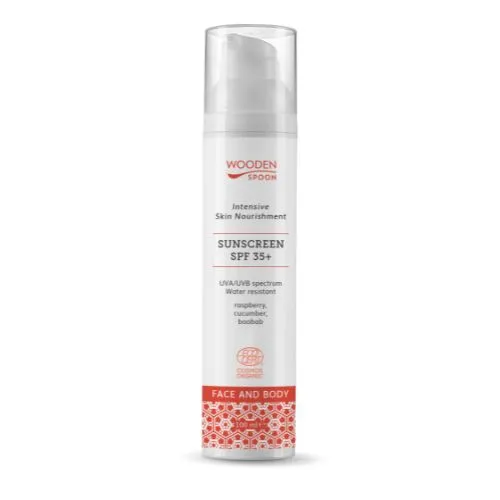 Opaľovacie mlieko na telo a tvár SPF 35+ WoodenSpoon 100 ml