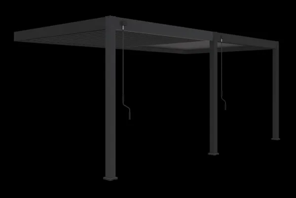 Bioklimatická pergola INTRO PLUS 6x3 m k stene Rojaplast