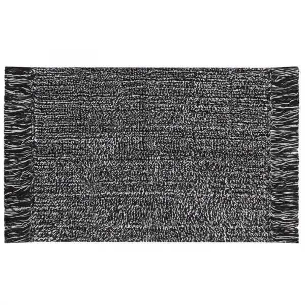 ArtFir Kúpeľňový koberček LANA | čierna 50 x 70 cm