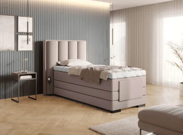 ArtElta Manželská posteľ VEROS Boxspring | elektrická polohovateľná 90 x 200 cm Farba: Lukso 40