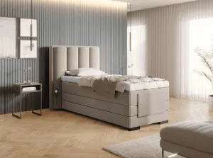 ArtElta Manželská posteľ VEROS Boxspring | elektrická polohovateľná 90 x 200 cm Farba: Gojo 101
