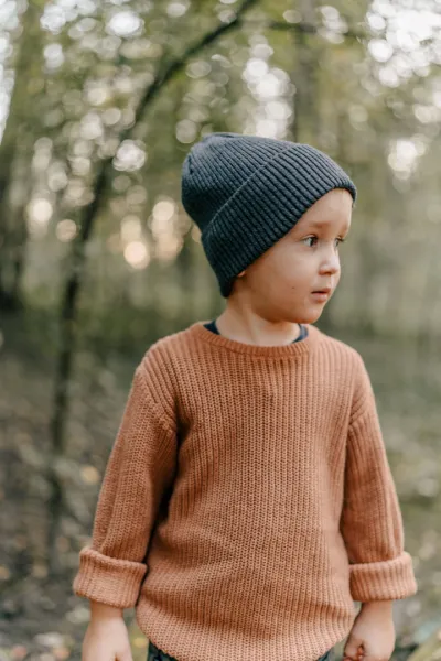 Detská zimná čiapka PROMAN beanie – 1,5 až 3 roky Farba: Modrá, Veľkosť: 46-50
