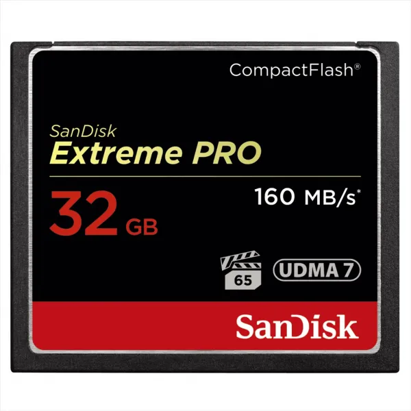 SanDisk Extreme Pro CF 32 GB 160 MB/s VPG 65, UDMA 7 85235110