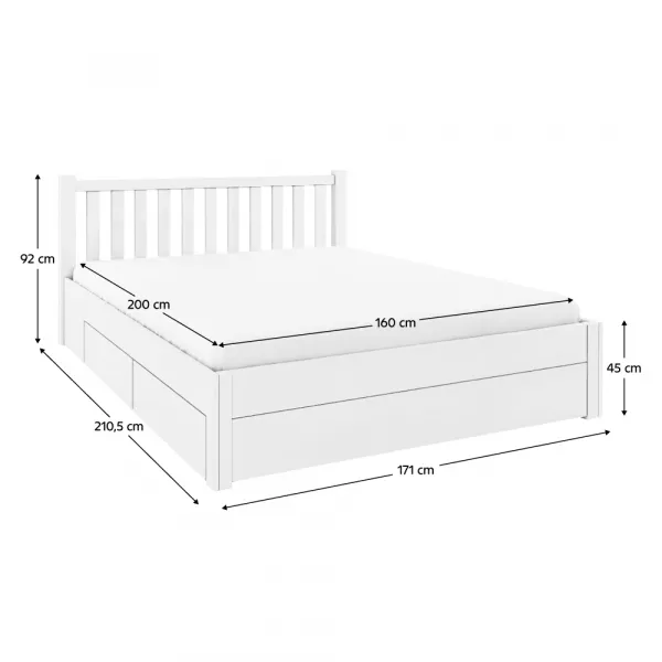 Posteľ s úložným priestorom LUSY Tempo Kondela 90 cm