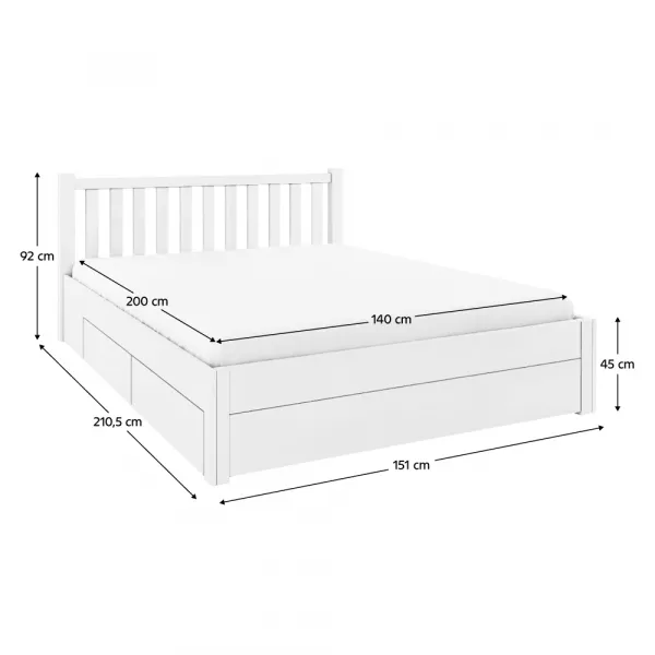Posteľ s úložným priestorom LUSY Tempo Kondela 90 cm