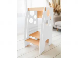 Woodisio Montessori rastúca Učiaca veža CLOE Farba: Prírodné drevo