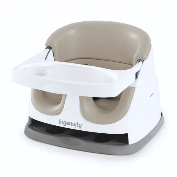 INGENUITY Podsedák na stoličku 2v1 Baby Base™ Peony 6m+ do 22kg