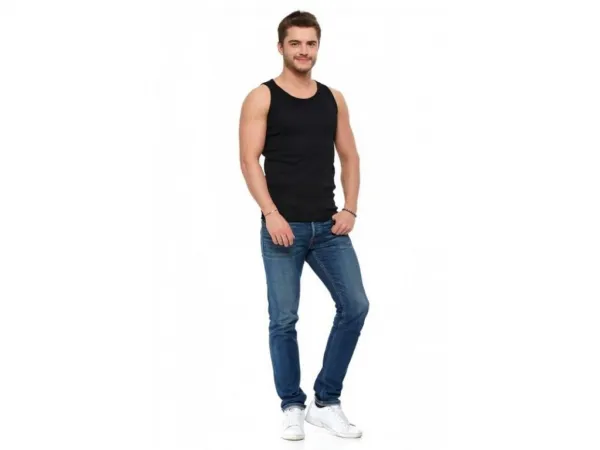 Pánske tielko biela Farba: Biela, Veľkosť: M