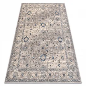 Koberec NAIN Ornament / rám 7586/51635 béžový / modrý