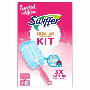 Swiffer Trap & Lock Súprava Na Utieranie Prachu (1 Rukoväť + 3 Náplní)