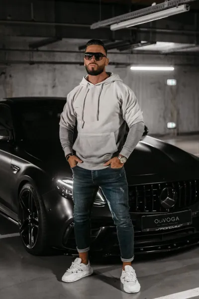 OlaVoga Fade Men mikina Farba: Hnedá, Konfekčná veľkosť: L