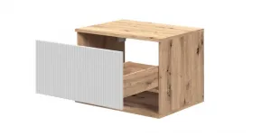 HALMAR Závěsná skříňka pod umyvadlo Aviola 1S 60 cm dub artisan/kašmír