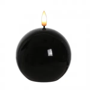 Mondex LED sviečka IDALIA BEAD 11 cm čierna
