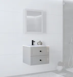 HALMAR Závěsná skříňka pod umyvadlo Toreto 2S 60 cm bílá