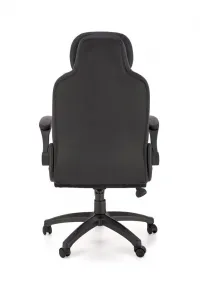HALMAR Kancelářská židle Valerio eko kůže černá/šedá