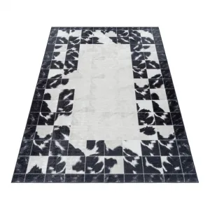 Koberec Fiesta Patchwork čierny / krémový