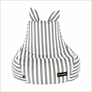 Sedací vak LAPIN Tempo Kondela Bílá / šedá
