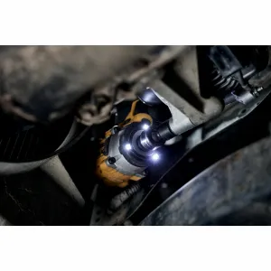 DeWALT DCF922N – AKU bezuhlíkový rázový uťahovač 18V, 406Nm, 1/2″ s poistnou guličkou, bez AKU a nabíjačky