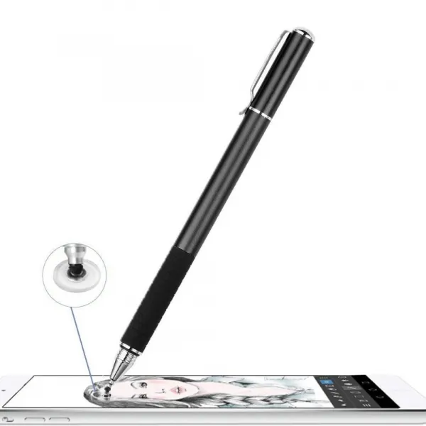 Univerzálne pero (pre akýkoľvek kapacitný displej), Stylus Pen, strieborné