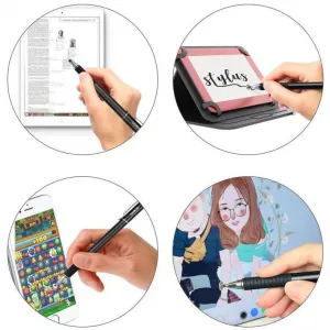 Univerzálne pero (pre akýkoľvek kapacitný displej), Stylus Pen, strieborné