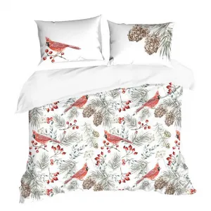 DekorStyle Povlečení z mikrovlákna Willow 220x200 cm + 2x 70x80 cm vícebarevné
